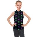 Pattern Background Bright Pattern Kids  Sleeveless Polo Tee View1