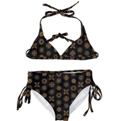 Pattern Mandala Ornate Ornamental Kids  Classic Bikini Set by danenraven