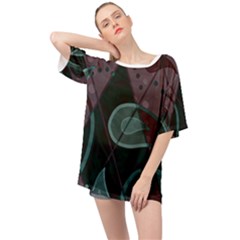 Background Pattern Texture Design Oversized Chiffon Top by danenraven