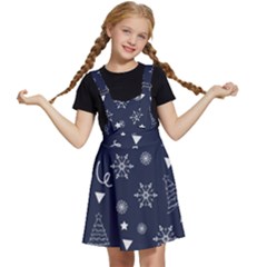 Illustration Christmas Tree Christmas Snow Kids  Apron Dress by danenraven