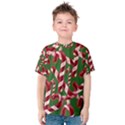 Christmas Wrapping Paper Abstract Kids  Cotton Tee View1