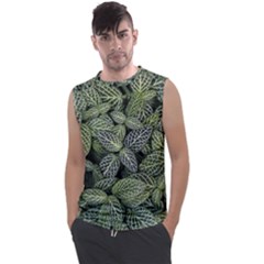 Leaves Foliage Botany Plant Men s Regular Tank Top by Ravend