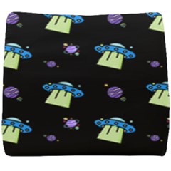 Illustration Cosmos Cosmo Rocket Spaceship Ufo Seat Cushion by danenraven