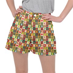 Xmas Christmas Pattern Ripstop Shorts by danenraven