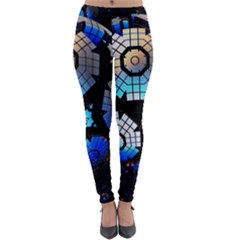 Illustration Tech Galaxy Robot Bot Science Lightweight Velour Leggings by danenraven