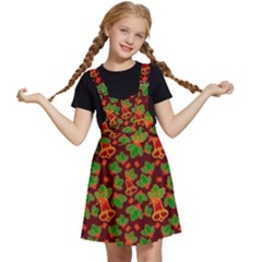 Illustration Xmas Christmas Pattern Kids  Apron Dress by danenraven