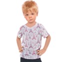 Eiffel Tower Pattern Wallpaper Kids  Sports Tee View1