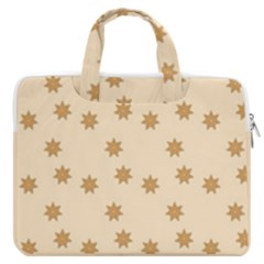 Gingerbread Star Macbook Pro 13  Double Pocket Laptop Bag by artworkshop