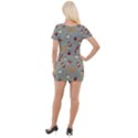 Wild Forest Friends   Short Sleeve Asymmetric Mini Dress View2