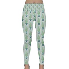 Cuteness Overload Of Cactus!  Lightweight Velour Classic Yoga Leggings by ConteMonfrey