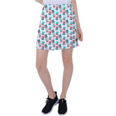 Birthday Pattern Party Celebration Tennis Skirt by danenraven