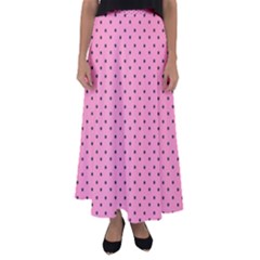 Polka Dot Dots Pattern Dot Flared Maxi Skirt by danenraven