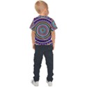 Kaleidoscope Geometric Circles Kids  Sports Tee View2