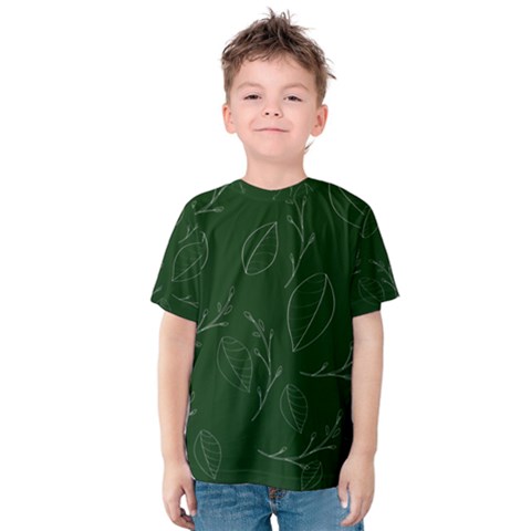 Leaves Leaf Foliage Plant  Background Kids  Cotton Tee by danenraven