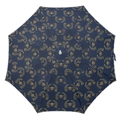 Blue Golden Bee   Straight Umbrella by ConteMonfreyShop