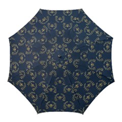 Blue Golden Bee   Golf Umbrella by ConteMonfreyShop