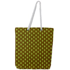 All The Green Apples Full Print Rope Handle Tote (large) by ConteMonfreyShop