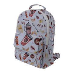 Coffee Coffeemania Caffeine Flap Pocket Backpack (large) by Wegoenart