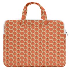 Cute Pumpkin Small Macbook Pro 16  Double Pocket Laptop Bag  by ConteMonfrey