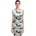 Boo! Bat Rain - Halloween Decor  Classic Sleeveless Midi Dress View1