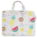 Pineapple And Watermelon Summer Fruit MacBook Pro 16  Double Pocket Laptop Bag  View1