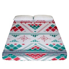 Aztec Ethnic Seamless Pattern Fitted Sheet (king Size)