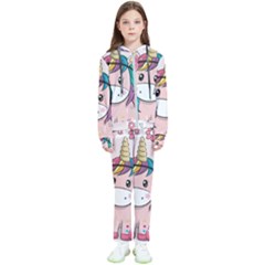 Cartoon Unicorn Fantasy Kids  Tracksuit by Jancukart