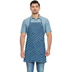 Abstract Geometry Pattern Kitchen Apron by Ravend