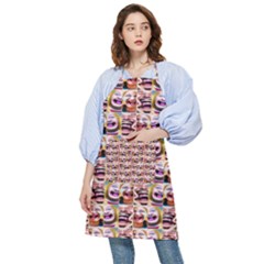 Funny Monsters Teens Collage Pocket Apron by dflcprintsclothing