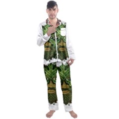 Im Fourth Dimension Colour 81 Men s Long Sleeve Satin Pajamas Set by imanmulyana