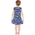 Butterflies Motif Collage Pattern Kids  Tunic Dress View2