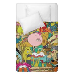 Cartoon Wallpapers Duvet Cover Double Side (single Size) by Jancukart