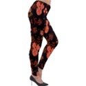 Autumn Night Pattern Glitter Lightweight Velour Leggings View4