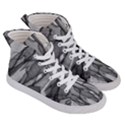 Abstract-black White (1) Women s Hi-Top Skate Sneakers View3