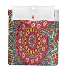 Buddhist Mandala Duvet Cover Double Side (full/ Double Size) by nateshop