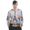 Eiffel Tower Landmark Architecture  Artistic Men s Long Sleeve Raglan Tee View1