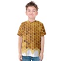 Honey Nature Bee Cute Wax Beeswax Kids  Cotton Tee View1