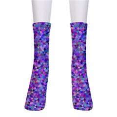 Abstract Triangle Tile Mosaic Pattern Crew Socks by danenraven