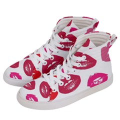 Lips Women s Hi-top Skate Sneakers by nateshop