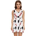 Music Tiered Sleeveless Mini Dress View1