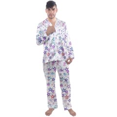 Christmasstars Men s Long Sleeve Satin Pajamas Set by kyorashop23