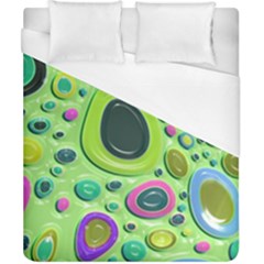 Blob Ring Circle Abstract Duvet Cover (california King Size) by Wegoenart