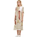 Christmas Figures 9 Bow Sleeve Chiffon Midi Dress View2