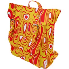 Red-yellow Buckle Up Backpack by nateshop