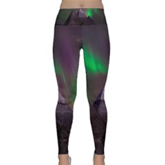 Fantasy Pyramid Mystic Space Lightweight Velour Classic Yoga Leggings by Wegoenart