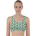 Pattern Ball Soccer Background Back Weave Sports Bra View1