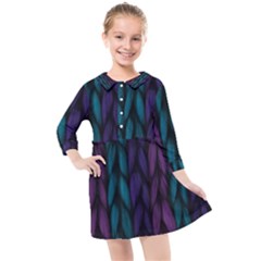 Background Kids  Quarter Sleeve Shirt Dress by nateshop