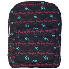 Doodle Lettering Background Full Print Backpack by Ravend