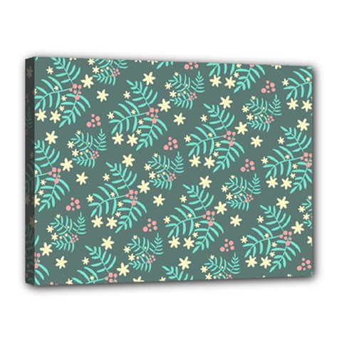 Illustration Pattern Seamless Canvas 16  X 12  (stretched)