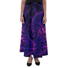 Fractal Mandelbrot Abstract Background Pattern Flared Maxi Skirt by danenraven